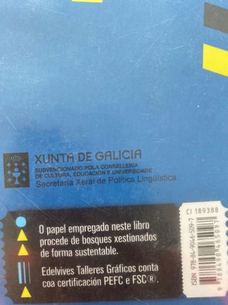 Libro de Lengua Gallega y Literatura 3ESO
