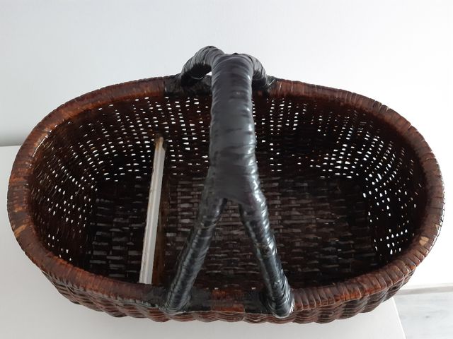 Cesto pesca mimbre