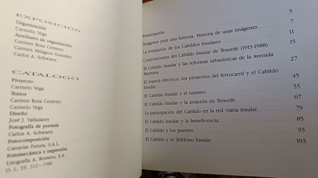 Imágenes para una historia Cabildo Insular de Tfe.