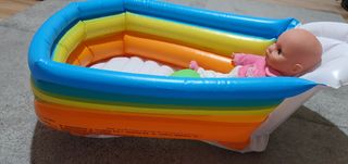 Bañera hinchable bebés/ piscina