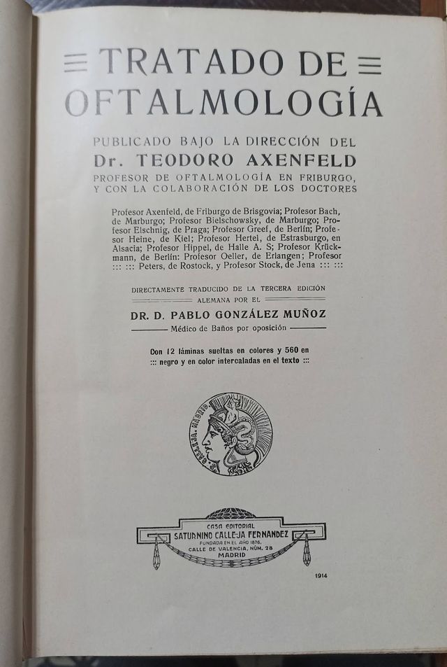 TRATADO DE OFTALMOLOGÍA. (9)