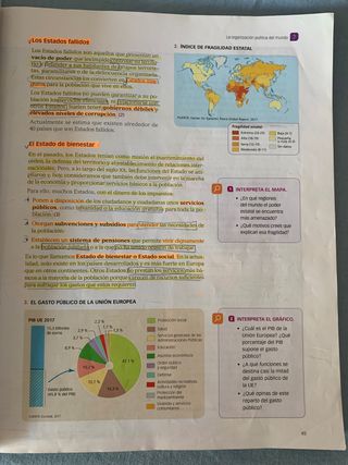 Geografía 3 ESO. Editorial Santillana