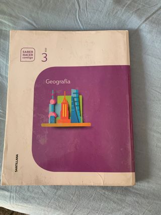 Geografía 3 ESO. Editorial Santillana