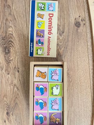 Juego Rummikub junior, puzzle números y domino