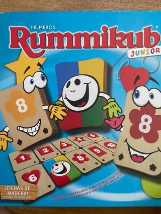 Juego Rummikub junior, puzzle números y domino