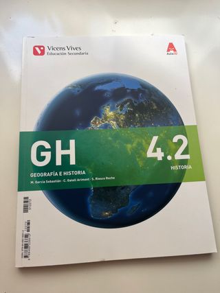 Libro Geografía e Historia 4ESO Vicens Vives