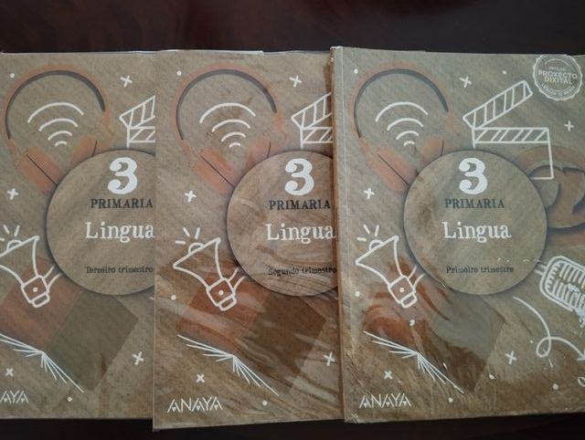 LIBROS LINGUA 3º PRIMARIA. ED. ANAYA