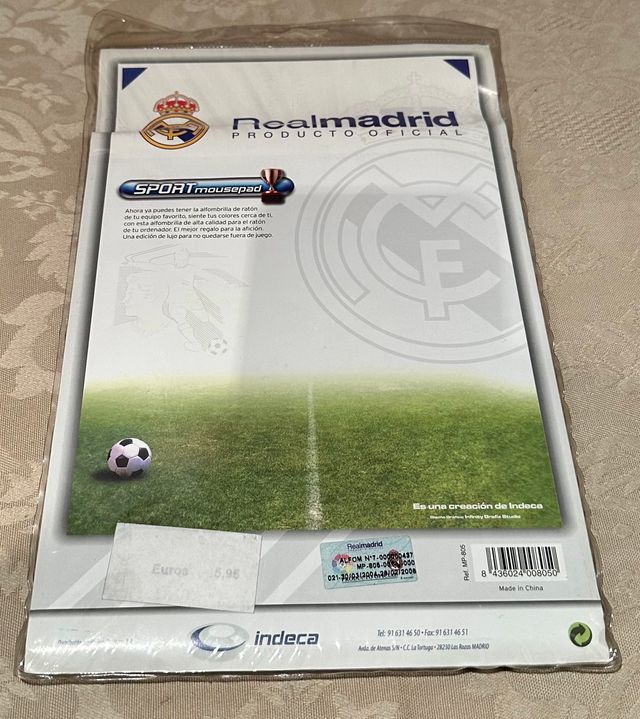 ALFOMBRILLA ORDENADOR REAL MADRID