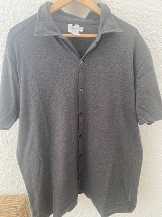 Camisa Calvin Klein manga corta XL gris