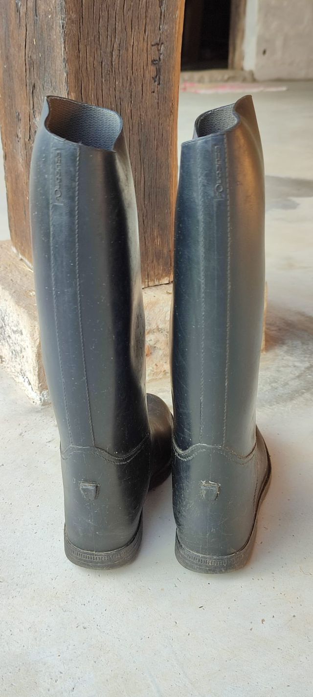 Botas goma altas equitación 34