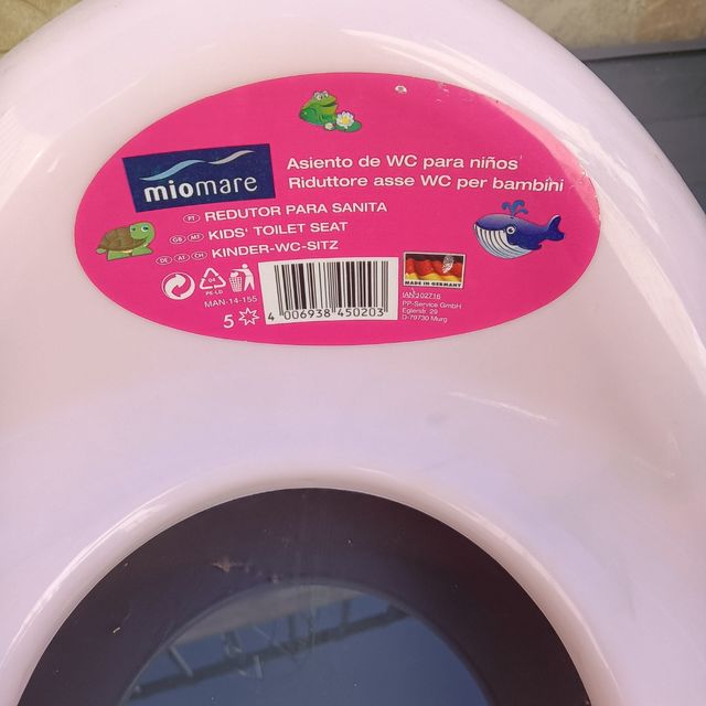 Asiento reductor baño