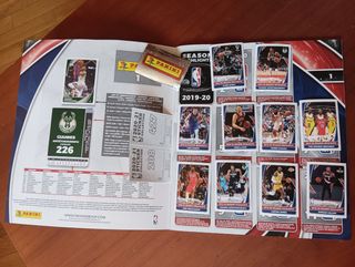 NBA 2020 2021 Panini albúm Completo sin pegar