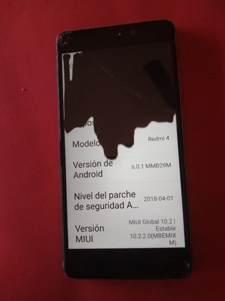 Xiaomi REDMI 4 (piezas o reparación)