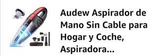 ASPIRADORA DE MANO SIN CABLE