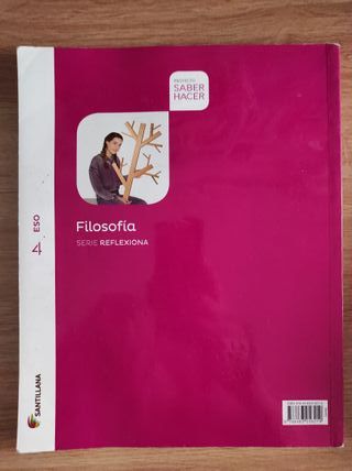 FILOSOFÍA SERIE REFLEXIONA - 4º ESO