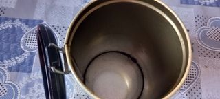 Barattolo di latta per caffè vintage