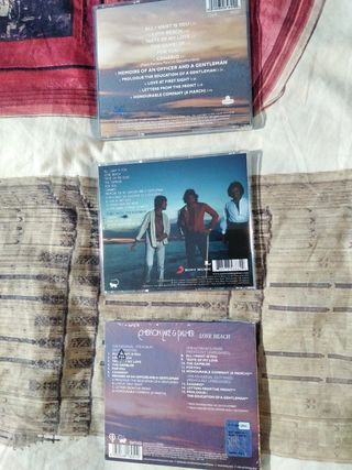 EMERSON LAKE & PALMER Love Beach 1978 3 CDs UK 70s