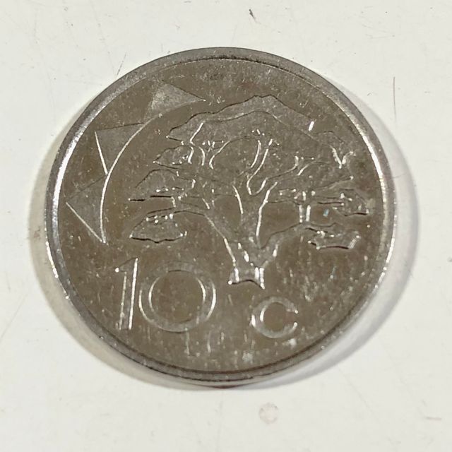 Lote 6 Monedas circulantes de Namibia años 90