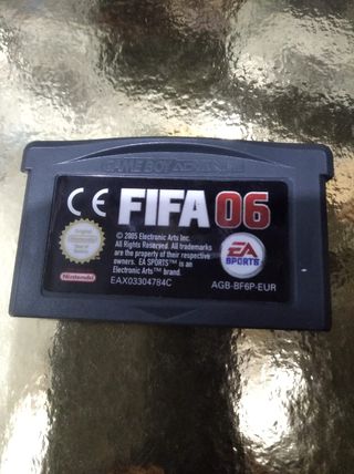 Juego FIFA 06 de Game Boy Advance
