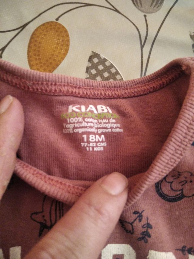 5 Pijamas niña invierno, talla 18 meses