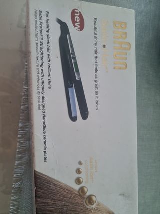 Plancha de pelo Braun Nueva a estrenar.