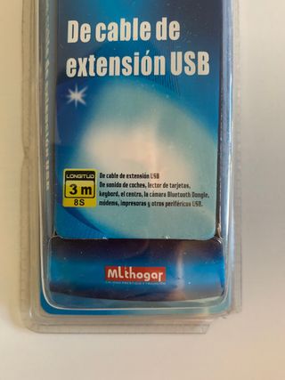 Cable de extension USB 3m