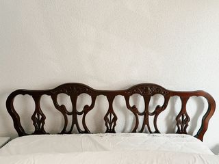 MUEBLES DE MADERA CAOBA DORMITORIO+LIBRERÍA, MESA