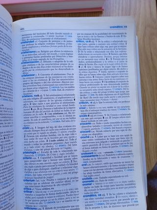 "Diccionario para secundaria y Bachillerato".