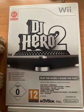 Dj hero 1 y 2 para Wii