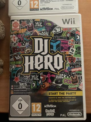 Dj hero 1 y 2 para Wii