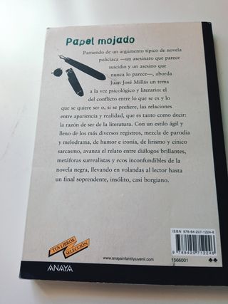 Papel Mojado, ed.Anaya.
