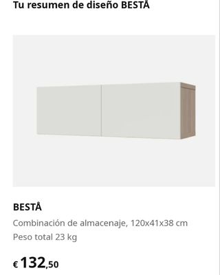 urge Besta 120 cm Ikea