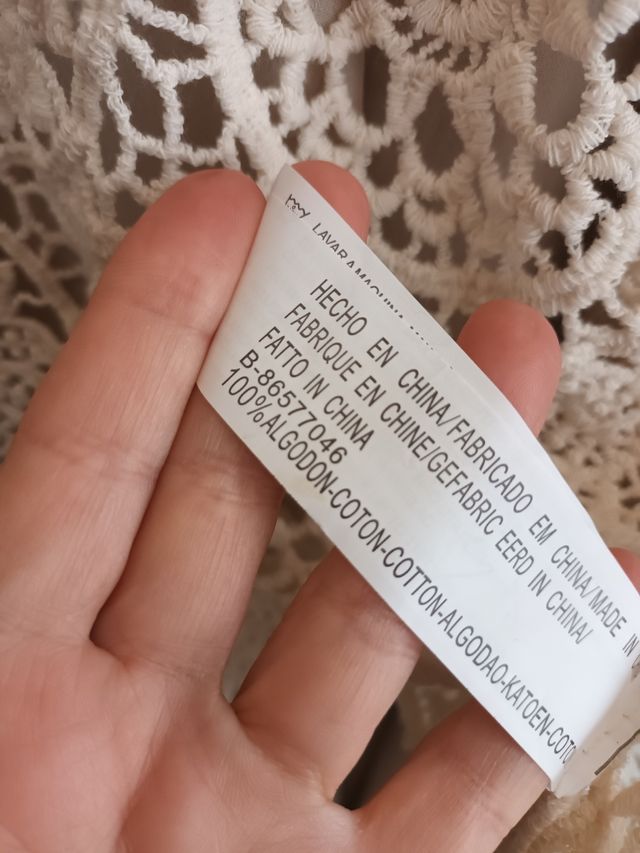 🌸 Sobrevestido asimétrico crochet 🌸 Kalexa