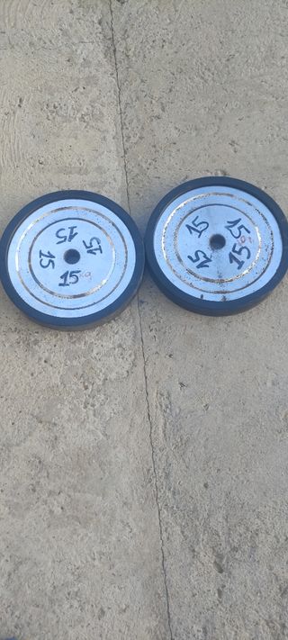 Discos pesas 15 kg