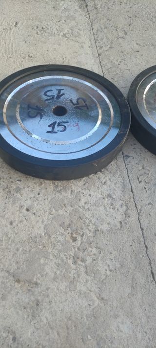Discos pesas 15 kg