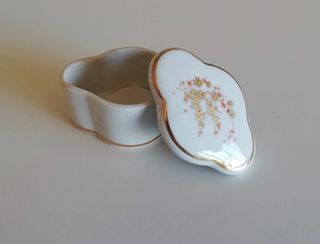 Caja joyeros porcelana vintage
