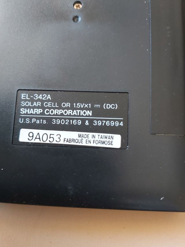 Calculadora Solar SHARP