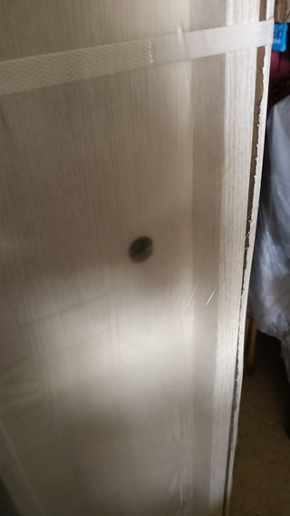 Puerta de paso con cristal