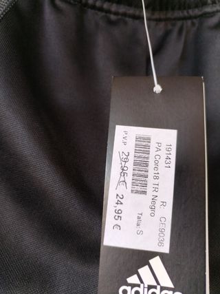 Pantalón chándal nuevo Adidas 