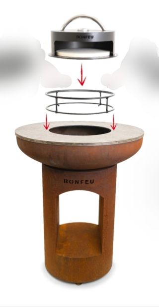 Barbacoa Exterior y pizza de diseño