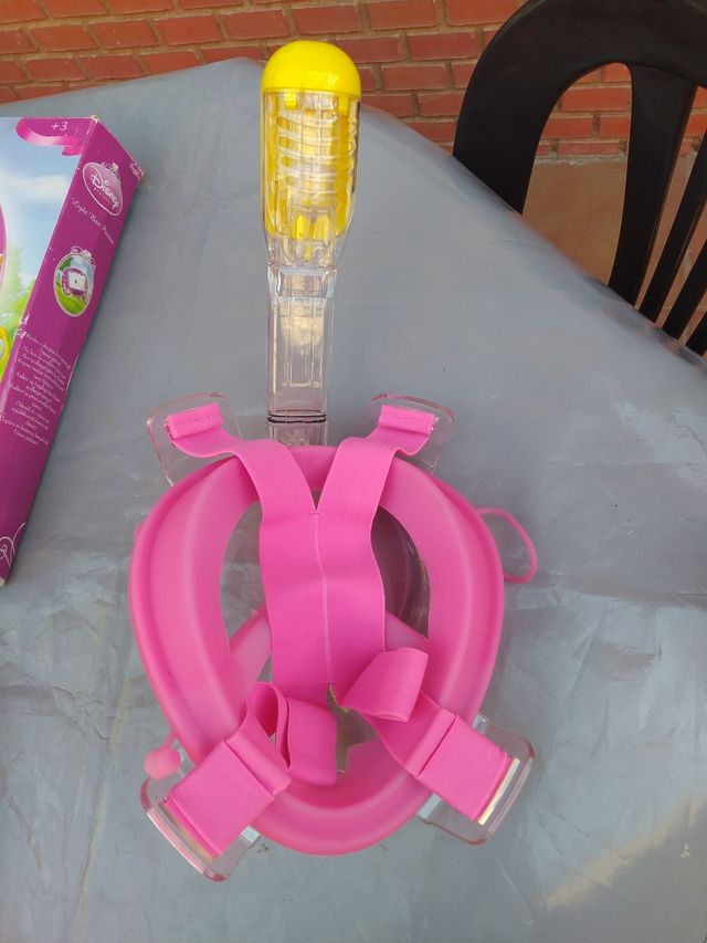 2 pares de gafas rosas de snorkel