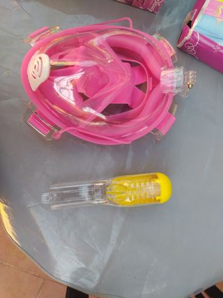 2 pares de gafas rosas de snorkel