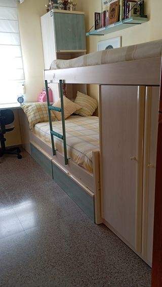 Literas ,Habitación juvenil, camas nido