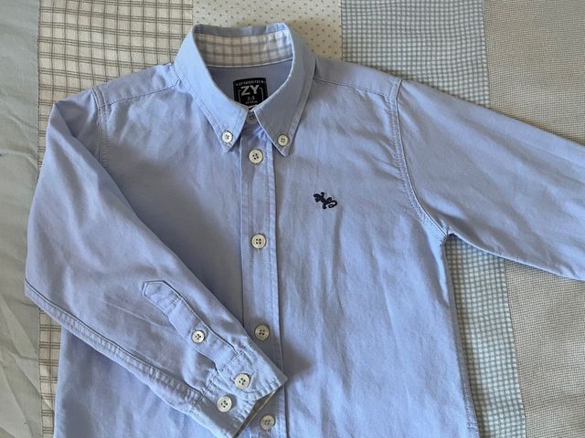 Camisa Celeste de Zippy