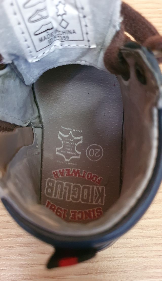 Botas marrones kid club n⁰20