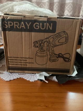 pistola de pintar con 2bateria