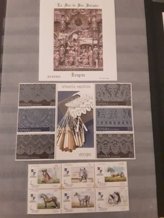 Sellos de 1980 a 2000 España filatelia
