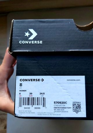 Zapatos Converse edición limitada