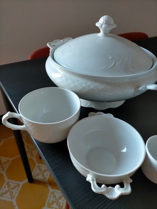 Juego de porcelana española 5 piezas