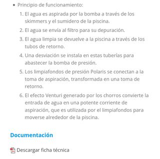 Limpiafondos automático piscina Polaris